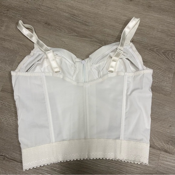 vintage white corset by spade size 36B Y2K/2000s era new with tags - Picture 4 of 6